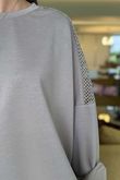 Made in Italy Tovi Mesh Panel Top Mocha /14 =
